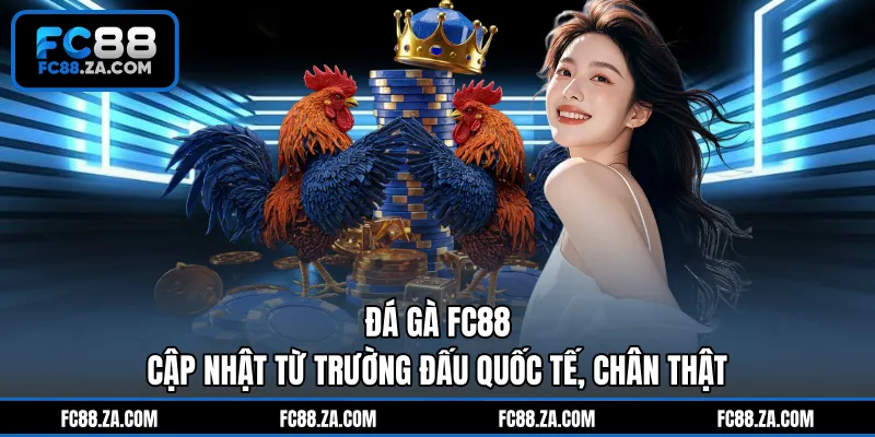 Đá gà FC88 cập nhật từ trường đấu quốc tế, chân thật