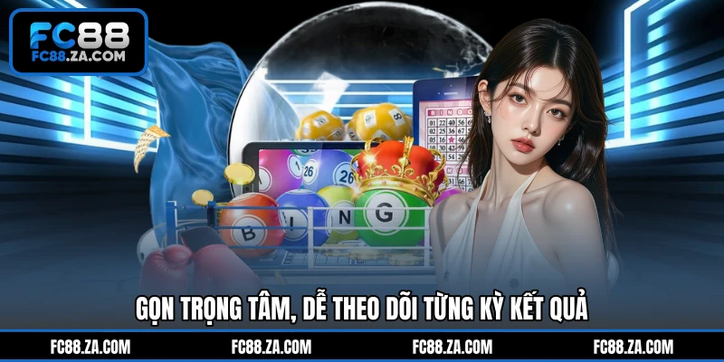 Gọn trọng tâm, dễ theo dõi từng kỳ kết quả