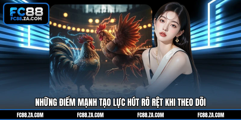 Những điểm mạnh tạo lực hút rõ rệt khi theo dõi