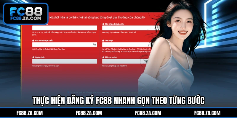 Thực hiện đăng ký FC88 nhanh gọn theo từng bước
